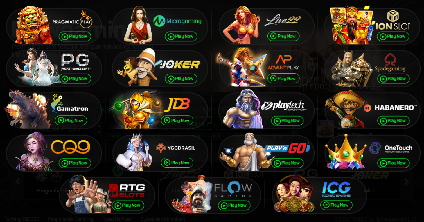 Daftar Provider Slot Online  Gacor Terbesar di Asia